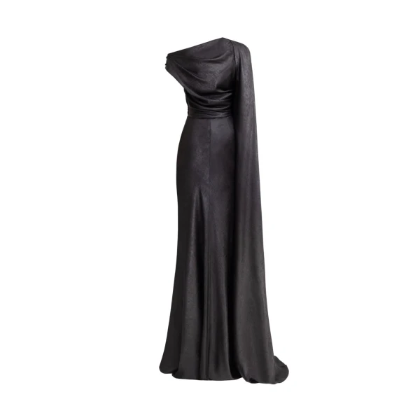Gemy Maalouf Asymmetrical Draped Dress, view 5