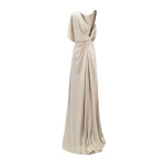 Gemy Maalouf Asymmetrical Neckline Draping Dress Gemy Maalouf Asymmetrical Neckline Draping Dress