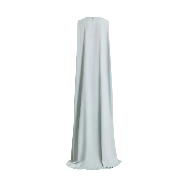 Gemy Maalouf Asymmetrical Sheer Overskirt Dress, view 5