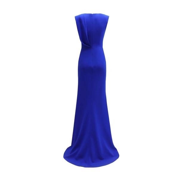 Gemy Maalouf Asymmetrical Waistline Dress, view 5