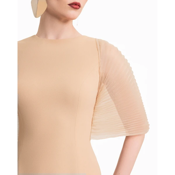 Gemy Maalouf Back Bow Detail Dress, view 4