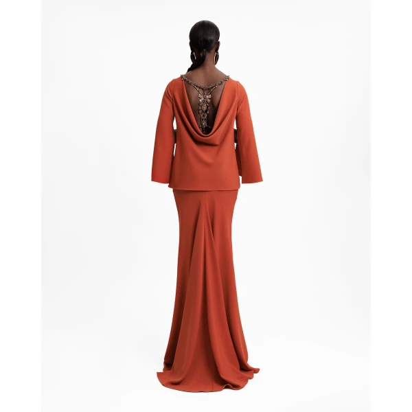 Gemy Maalouf Beaded Bow Set, view 3