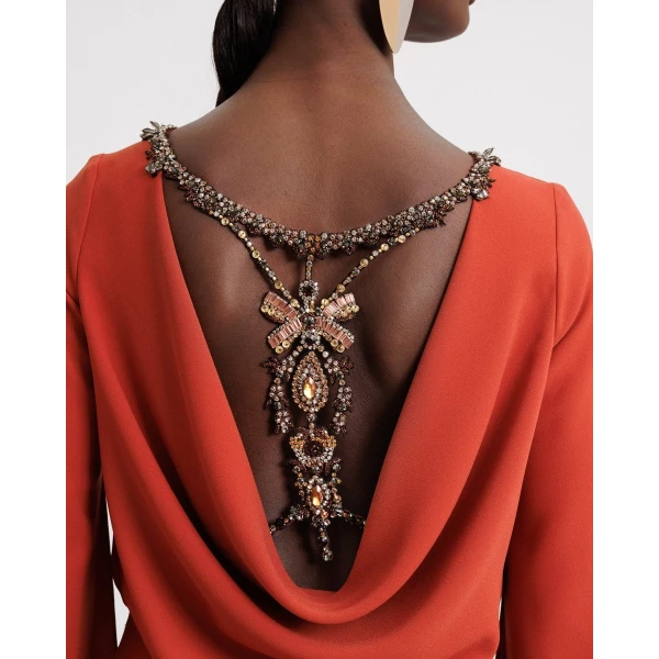 Gemy Maalouf Beaded Bow Set, view 4