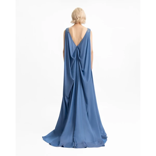 Gemy Maalouf Beaded Corset Dress, view 3