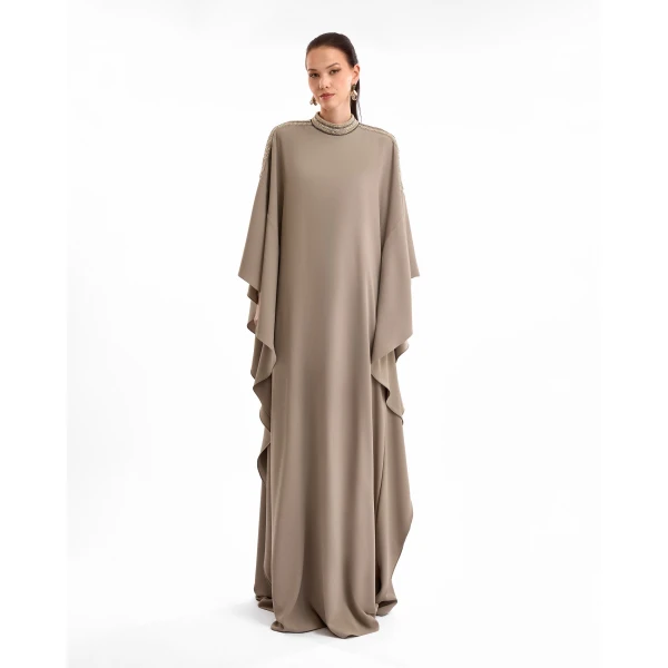 Gemy Maalouf Beaded Draped Kaftan, view 2