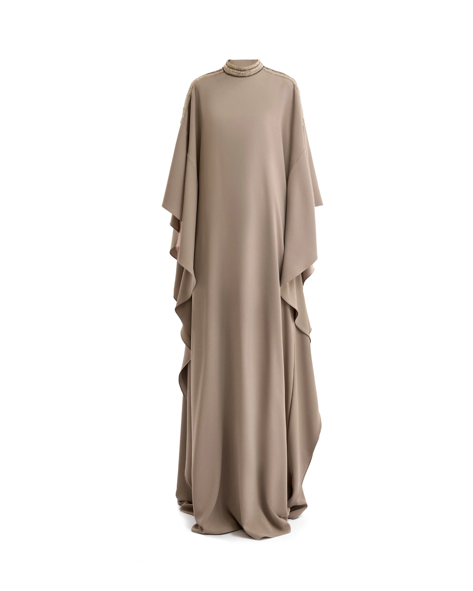 Gemy Maalouf Beaded Draped Kaftan Gemy Maalouf Beaded Draped Kaftan