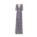 Gemy Maalouf Beaded Dress with Cape Sleeves Gemy Maalouf Beaded Dress with Cape Sleeves