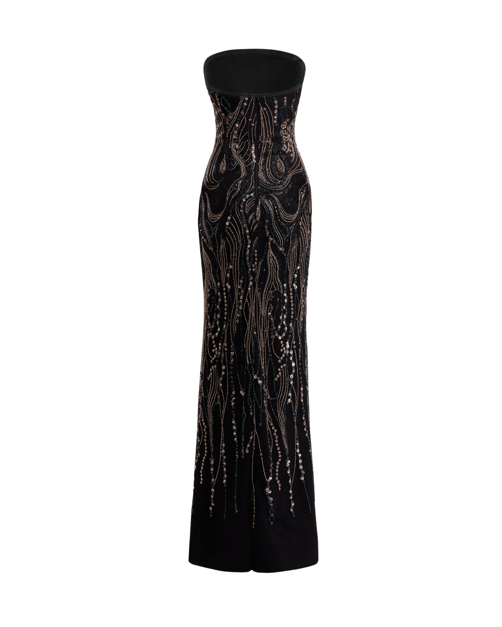 Gemy-Maalouf-Beaded-Strapless-Dress-coveti33068_nobg Gemy Maalouf Beaded Strapless Dress