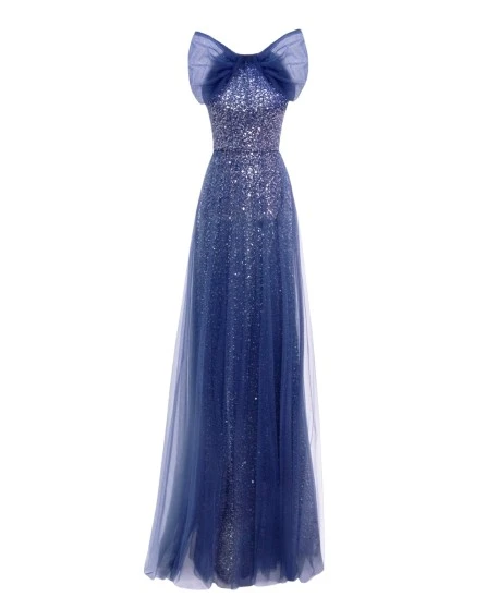 Gemy-Maalouf-Bow-Halter-Neckline-Navy-Blue-Dress-coveti25148_nobg Gemy Maalouf Bow Halter-Neckline Navy Blue Dress