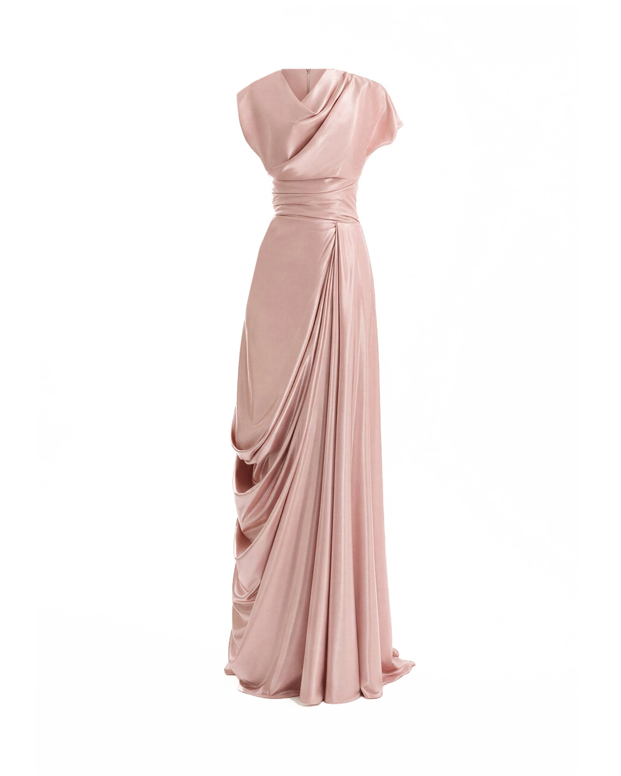 Gemy Maalouf Cowl-Neck Draped Dress Gemy Maalouf Cowl-Neck Draped Dress