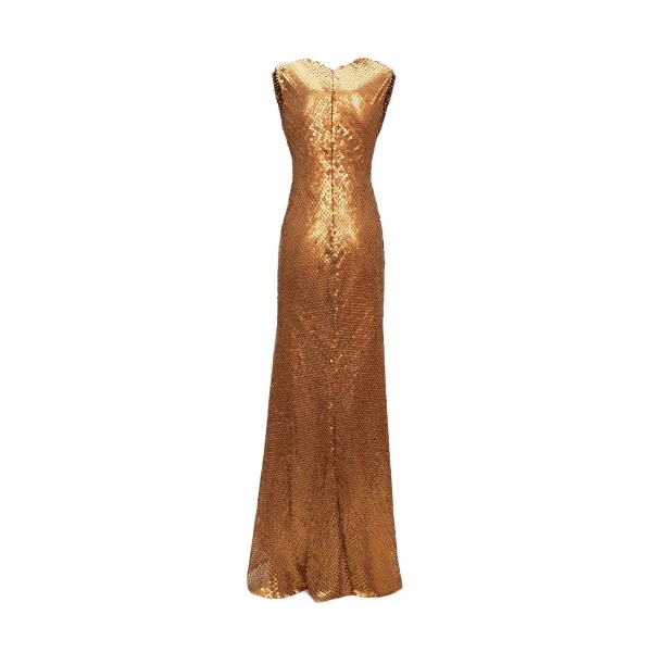 Gemy Maalouf Cowl-Neckline Dress, view 5