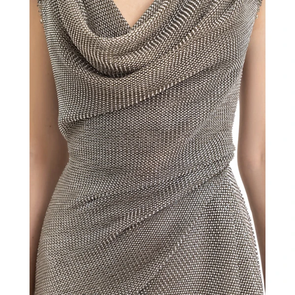 Gemy Maalouf Draped Cowl-Neckline Dress, view 4