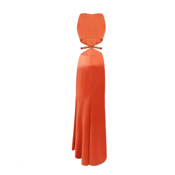 Gemy Maalouf Draped Dress with Beaded Belt, view 5