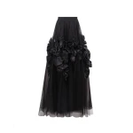 Gemy Maalouf Draped Florals Midi Dress Gemy Maalouf Draped Florals Midi Dress