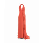 Gemy Maalouf Draped Halter Dress with Organza Panels Gemy Maalouf Draped Halter Dress with Organza Panels