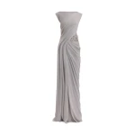 Gemy Maalouf Draped High-Neck Beaded Dress Gemy Maalouf Draped High-Neck Beaded Dress