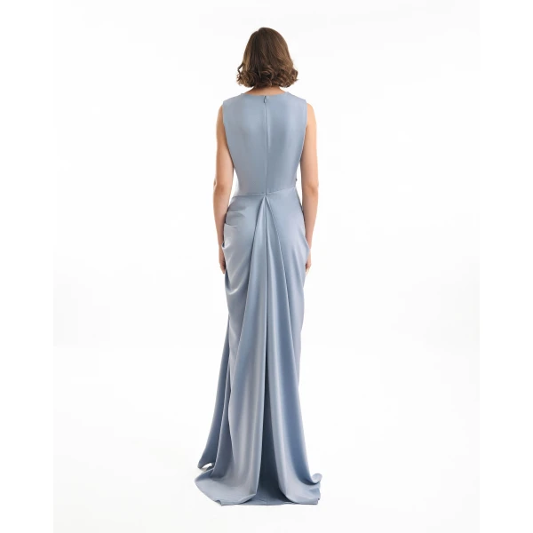 Gemy Maalouf Draped Long Dress, view 3