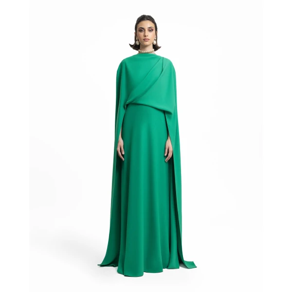 Gemy Maalouf Draped Long kaftan, view 2