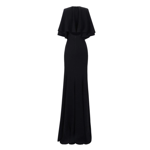 Gemy Maalouf Dress With Cape-Like Sleeves, view 5