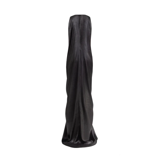 Gemy Maalouf Embellished Draped Lamé Dress, view 5