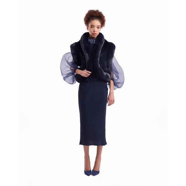 Gemy Maalouf Embellished High-Neck Set, view 2