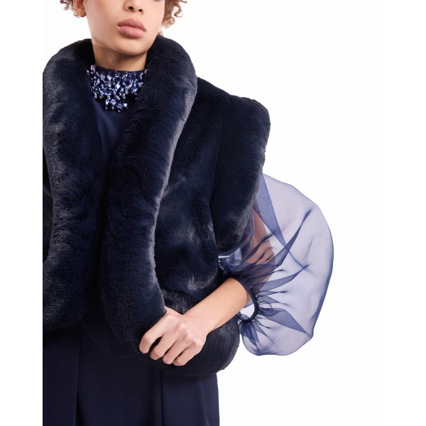 Gemy Maalouf Embellished High-Neck Set, view 5