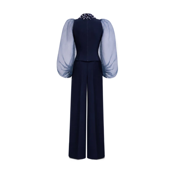 Gemy Maalouf Embellished High-Neck Set, view 6