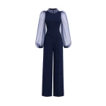 Gemy Maalouf Embellished High-Neck Set