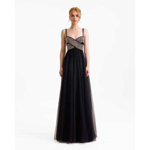 Gemy Maalouf Embellished Top Bow-Like Dress, view 2