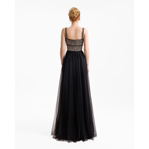 Gemy Maalouf Embellished Top Bow-Like Dress, view 3