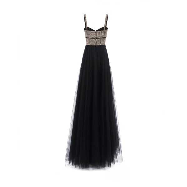 Gemy Maalouf Embellished Top Bow-Like Dress, view 5