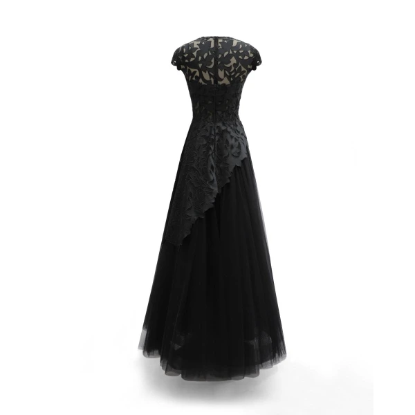 Gemy Maalouf Embroidered Satin Set, view 5