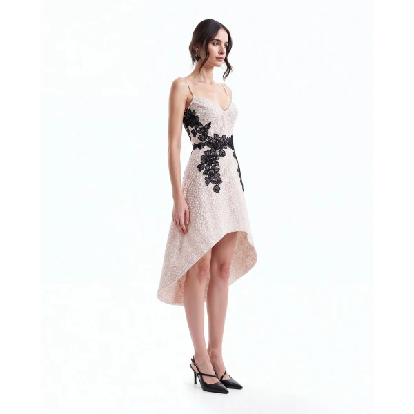 Gemy Maalouf Floral Balloon Mini Dress, view 3