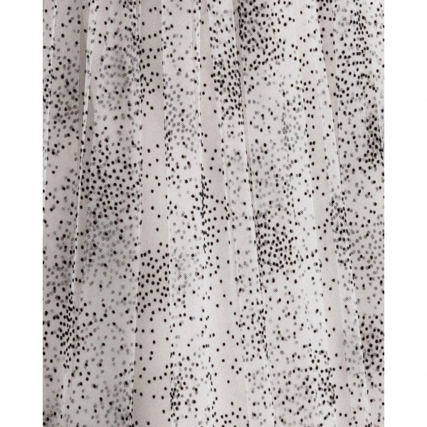 Gemy Maalouf Flower At The Waist V-Neckline Dress, view 4