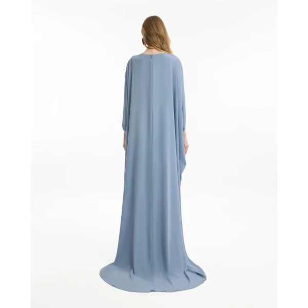 Gemy Maalouf Flowy High-Neck Dress, view 3