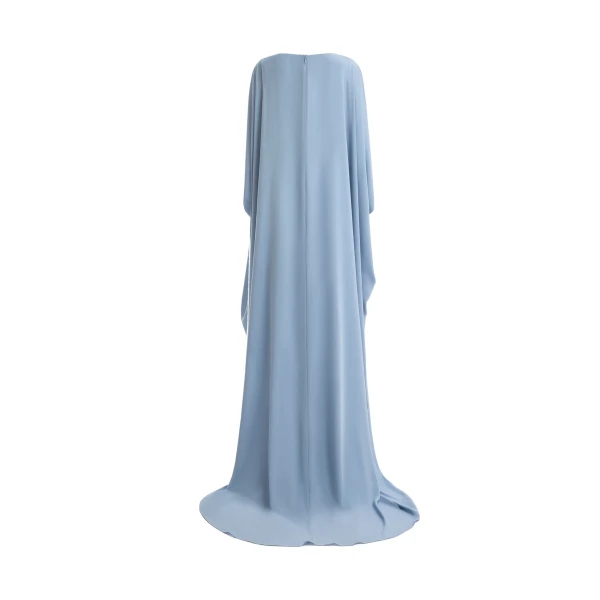 Gemy Maalouf Flowy High-Neck Dress, view 5
