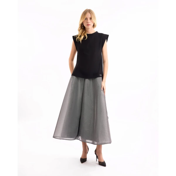 Gemy Maalouf High-Neck Metallic Set, view 2