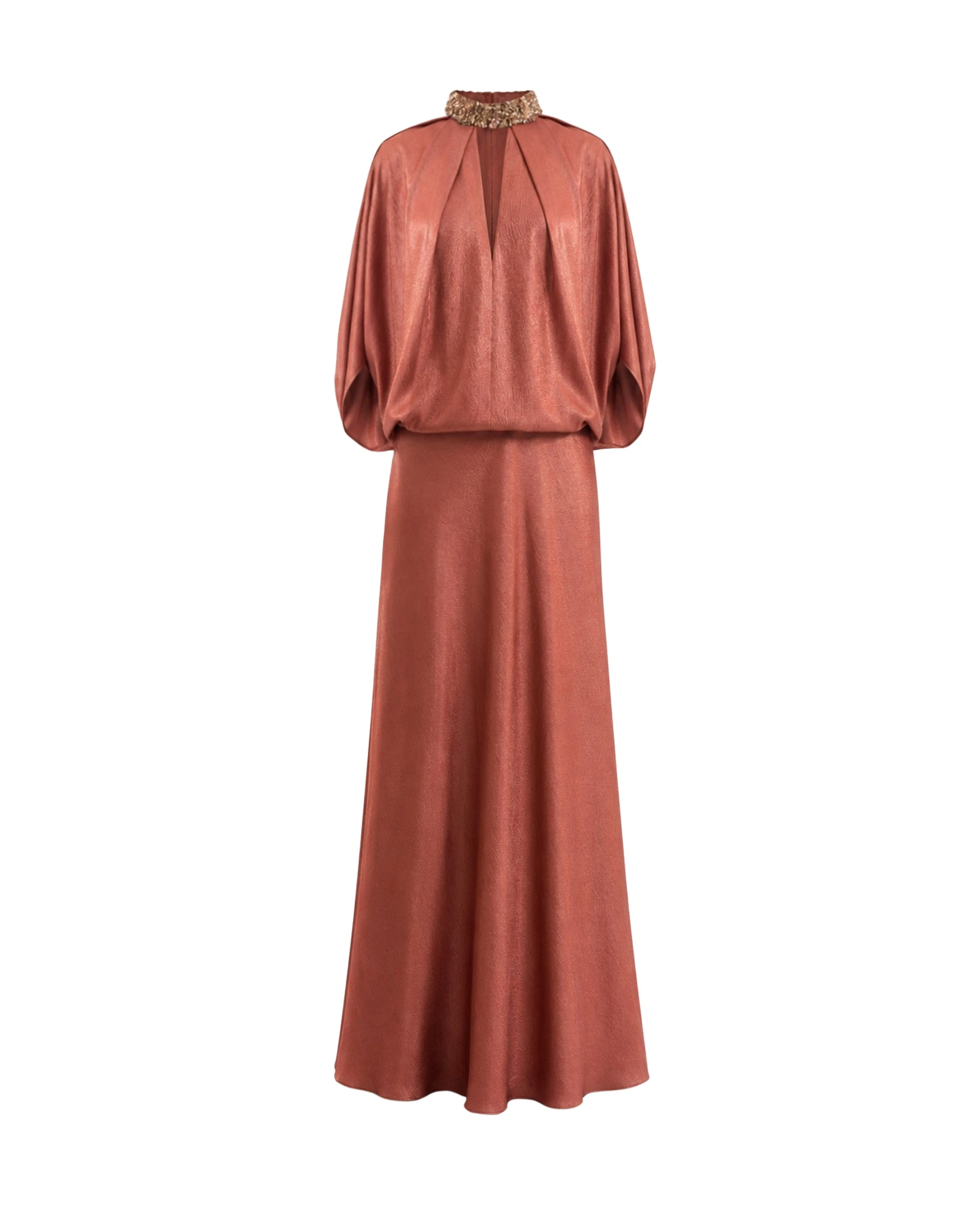 Gemy-Maalouf-Keyhole-Batwing-Dress-coveti63770_nobg Gemy Maalouf Keyhole Batwing Dress