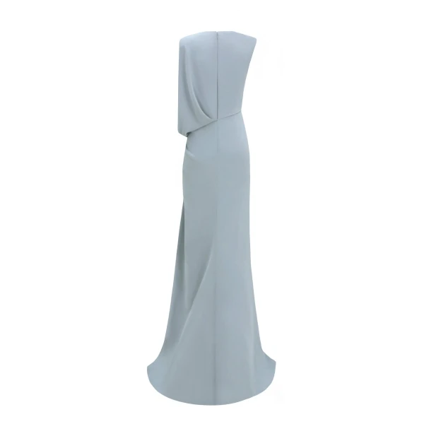 Gemy Maalouf Long Dress With Bolero-Like Sleeve, view 5