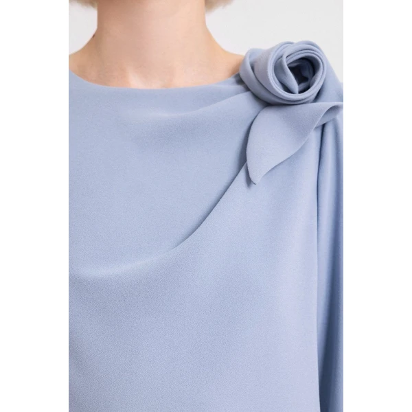 Gemy Maalouf Long Loose-Cut Dress, view 4