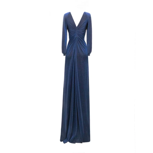 Gemy Maalouf Long Sleeve Gathered Dress, view 5