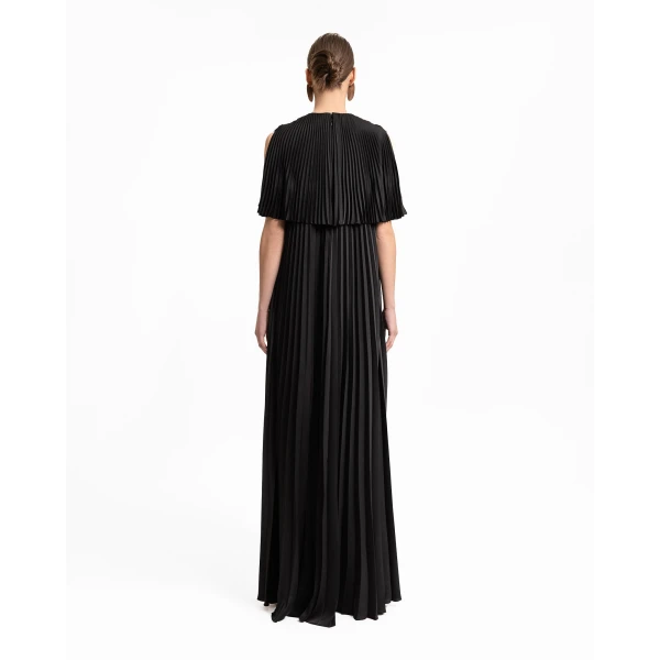 Gemy Maalouf Loose-Cut Plissé Dress, view 3
