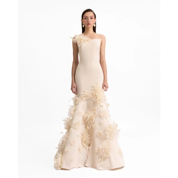 Gemy Maalouf Mermaid-Cut Strapless Dress, view 2