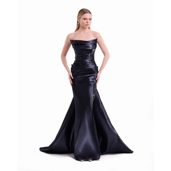 Gemy Maalouf Metallic Mermaid Dress, view 2