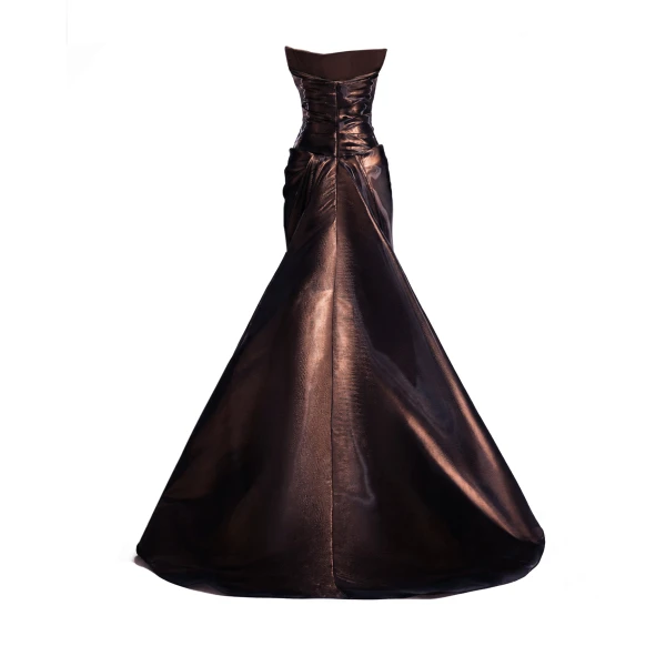 Gemy Maalouf Metallic Mermaid Dress, view 5
