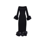 Gemy Maalouf Midi Crepe Dress Gemy Maalouf Midi Crepe Dress
