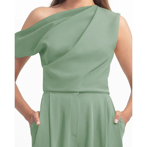 Gemy Maalouf Mint Crepe Set, view 4