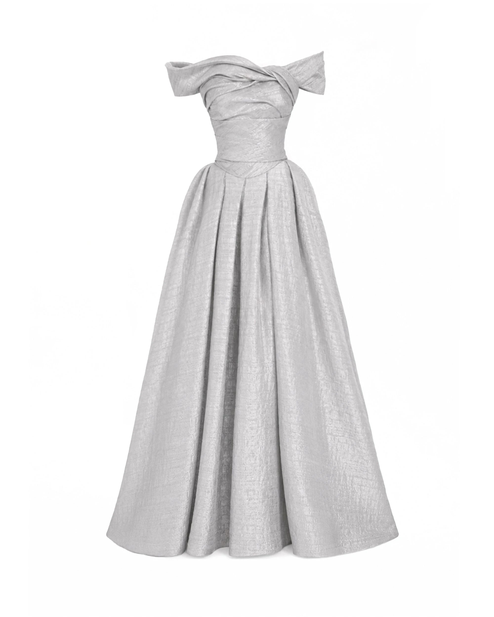 Gemy Maalouf Off-Shoulder Jacquard Dress Gemy Maalouf Off-Shoulder Jacquard Dress