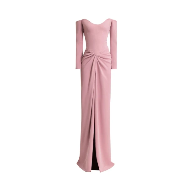 Gemy Maalouf Off-Shoulders Draped Dress, view 5