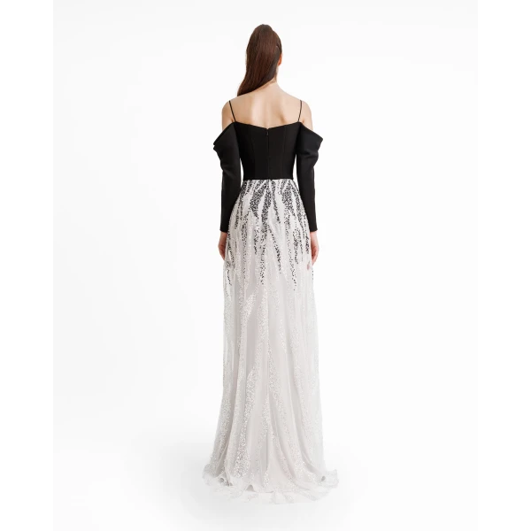 Gemy Maalouf Off-The-Shoulder Draped Dress, view 3
